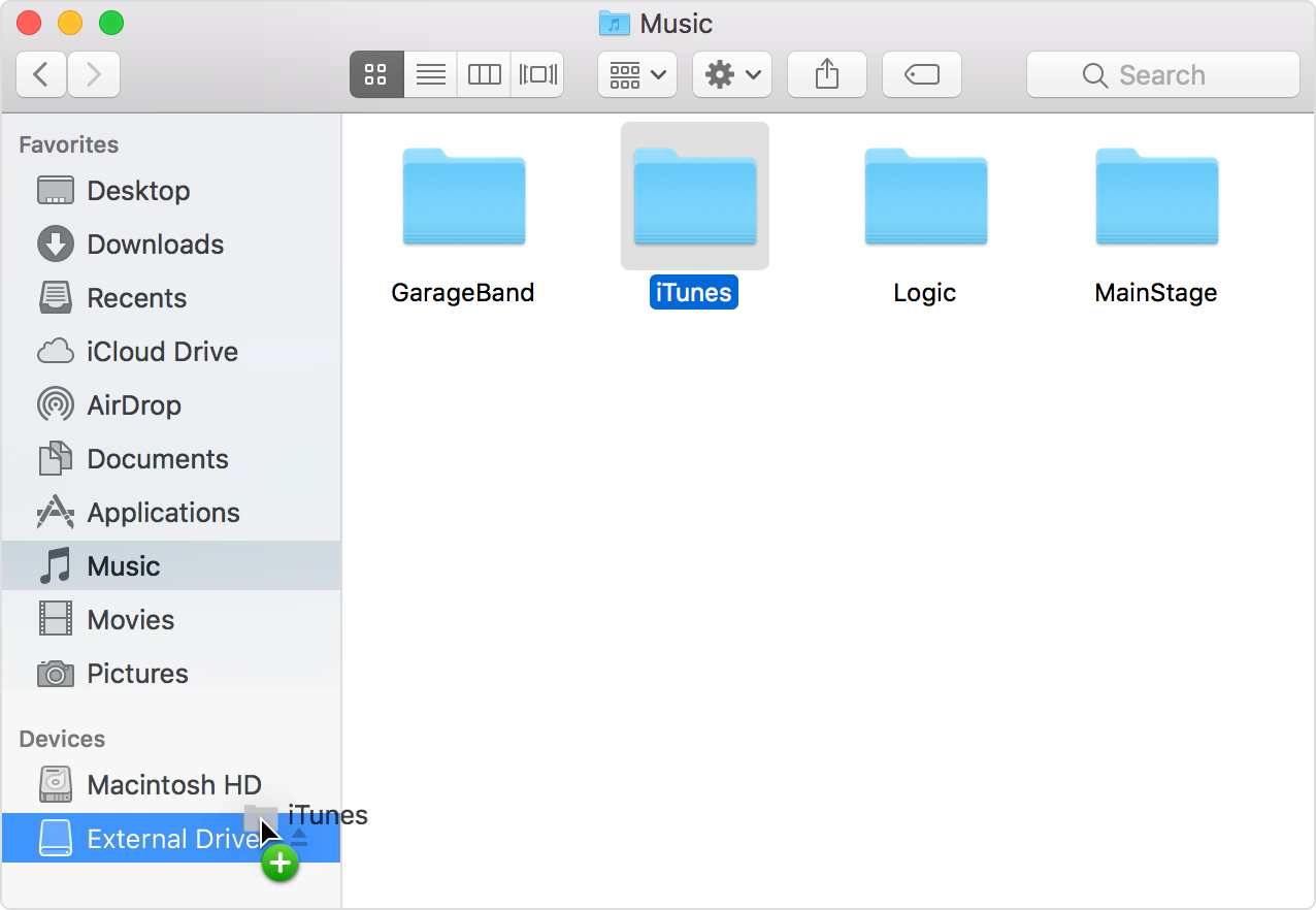 Mac Access Hard Drive Library