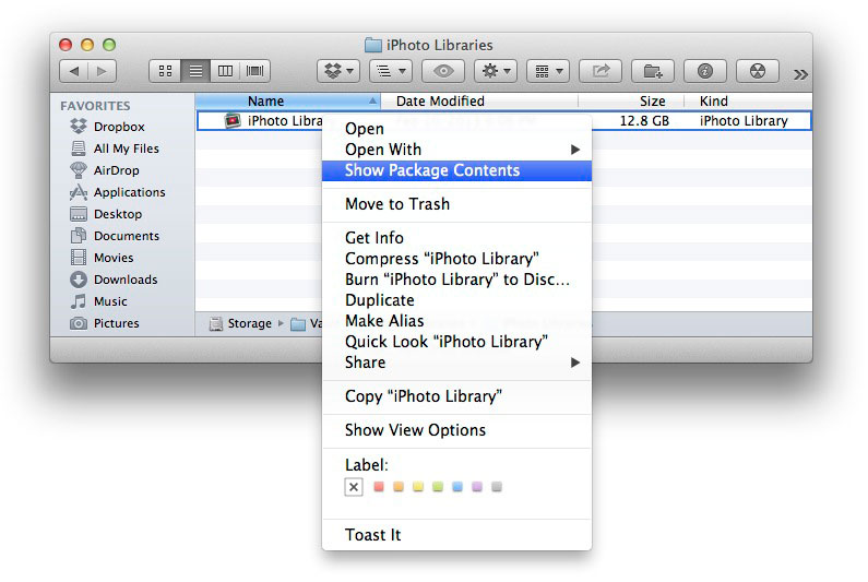 Can T Open Iphoto Library On Mac